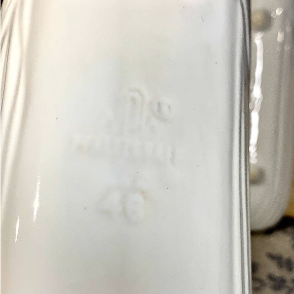 Set of 2 Pfaltzgraff 46 Ceramic Footed Corn Holders - Picture 4 of 5